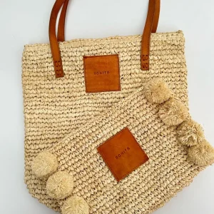 BONITA - Raffia tote shopper<Boutique Bonita Clearance