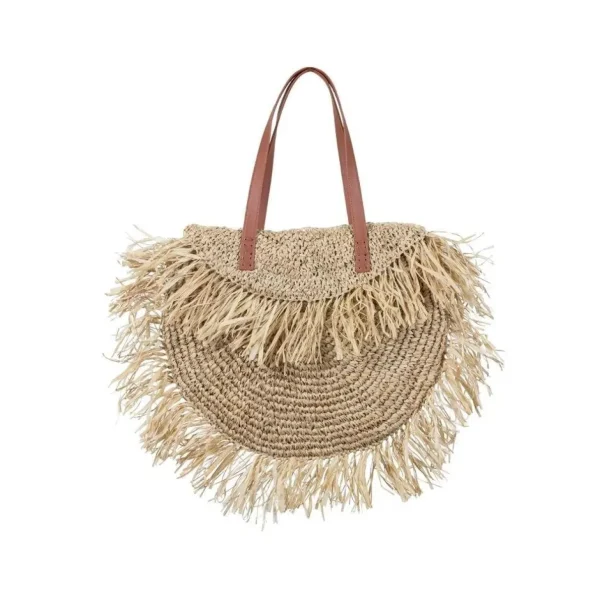 Cream Raffia Fringe Bag<Boutique Bonita Online