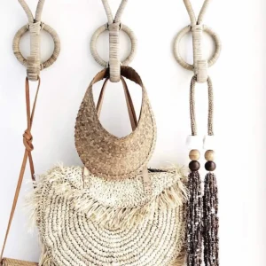 Cream Raffia Fringe Bag<Boutique Bonita Online