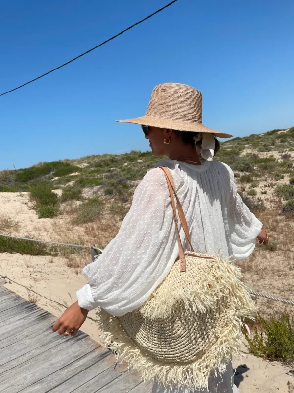 Cream Raffia Fringe Bag<Boutique Bonita Online
