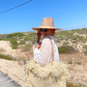 Cream Raffia Fringe Bag<Boutique Bonita Online