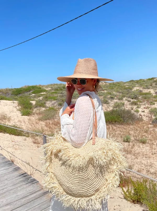Cream Raffia Fringe Bag<Boutique Bonita Online