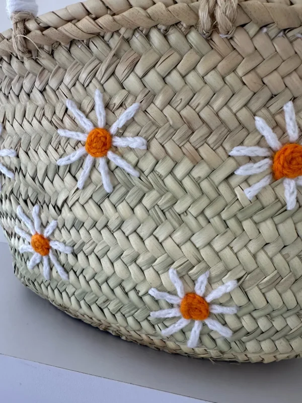 Medium Daisy Palm Basket<Boutique Bonita Fashion