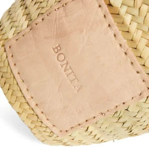 Mini Leather Patch 'Bonita' Palm Basket<Boutique Bonita Hot