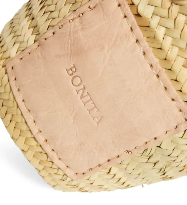 Mini Leather Patch 'Bonita' Palm Basket<Boutique Bonita Hot