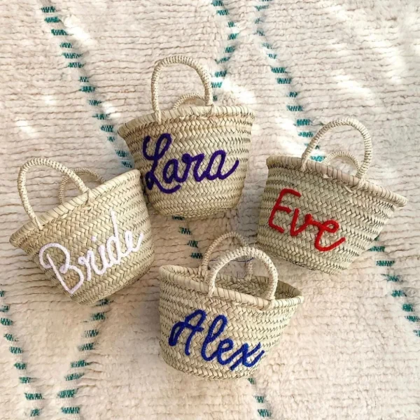Mini Personalised Palm Basket<Boutique Bonita Clearance