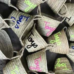 Mini Personalised Palm Basket<Boutique Bonita Clearance