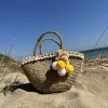 The Baby Bali Lemon Pom Pom Basket<Boutique Bonita Outlet