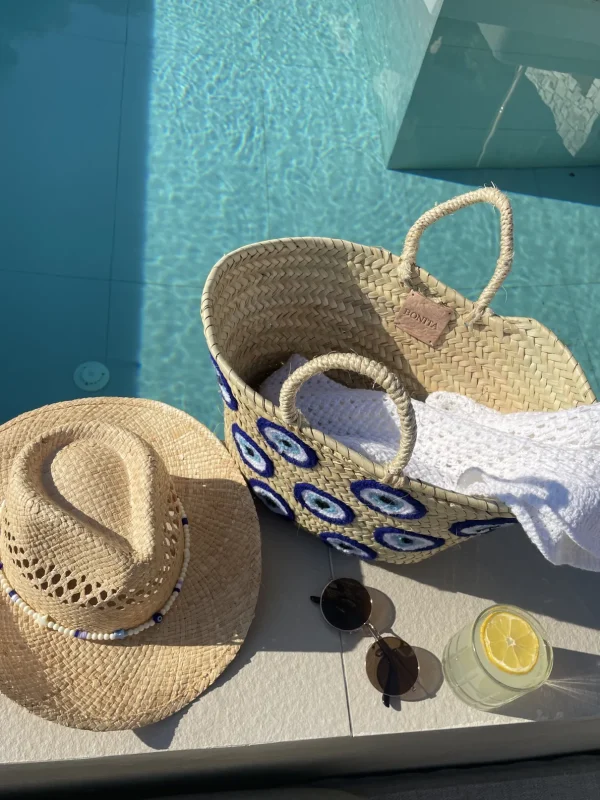 The Evil Eye Basket Large (Multiple Eyes)<Boutique Bonita Online