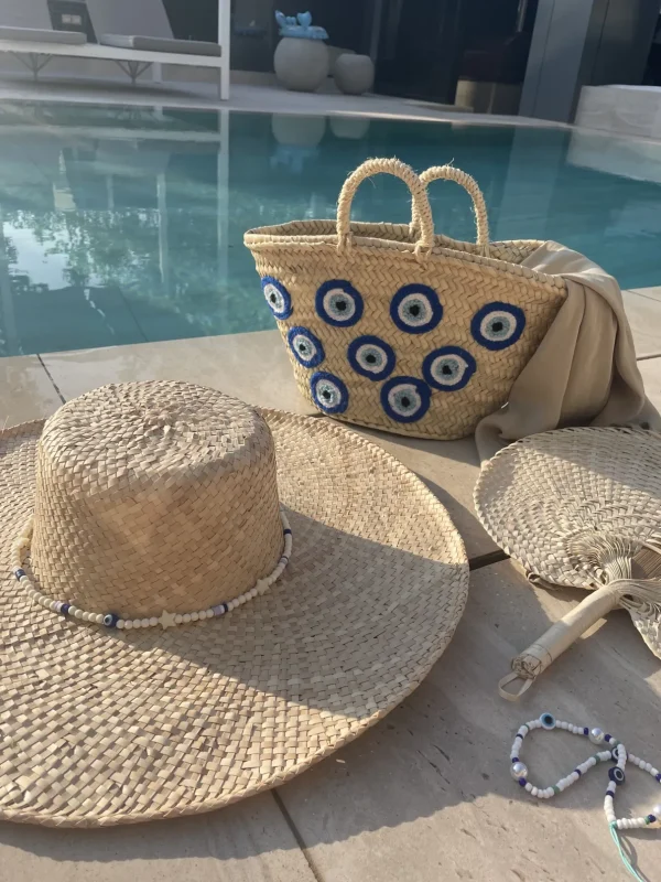 The Evil Eye Basket Large (Multiple Eyes)<Boutique Bonita Online