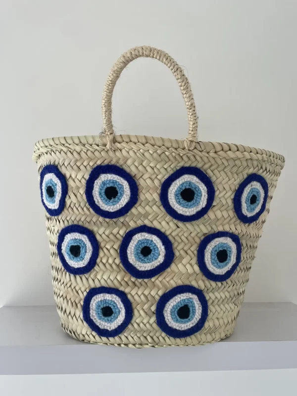 The Evil Eye Basket Large (Multiple Eyes)<Boutique Bonita Online