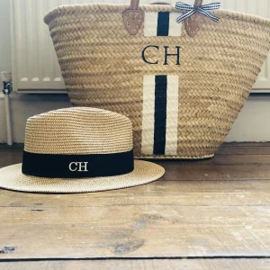 The Personalised Stripe Basket<Boutique Bonita Online